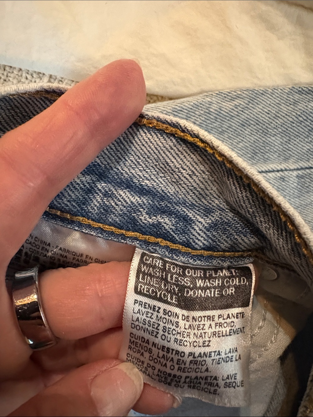 Levi’s jeans Wedgie Straight Leg size 26 Cotton Button fly high waist EUC - Picture 7 of 12